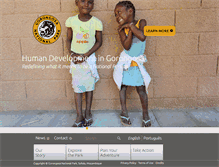 Tablet Screenshot of gorongosa.org